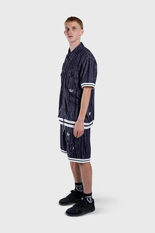 Racket Club Terry Cloth Cabana Short-Sleeve Zip-up Shirt budget-friendly