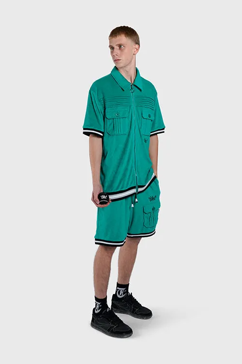Racket Club Terry Cloth Cabana Shorts date look