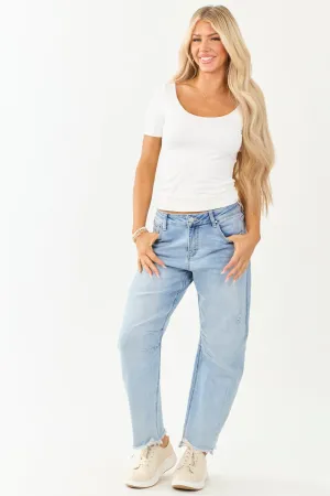 7/21/2025,ALL_PRODUCTS,back-in-stock:true,filter-color:Blue,filter-fabric:Cotton,filter-fabric:Denim,filter-inseam:27",filter-rise:High Rise,filter-season:Fall,filter-season:Spring,filter-season:Summer,filter-season:Winter,filter-style:Barrel,filter-w