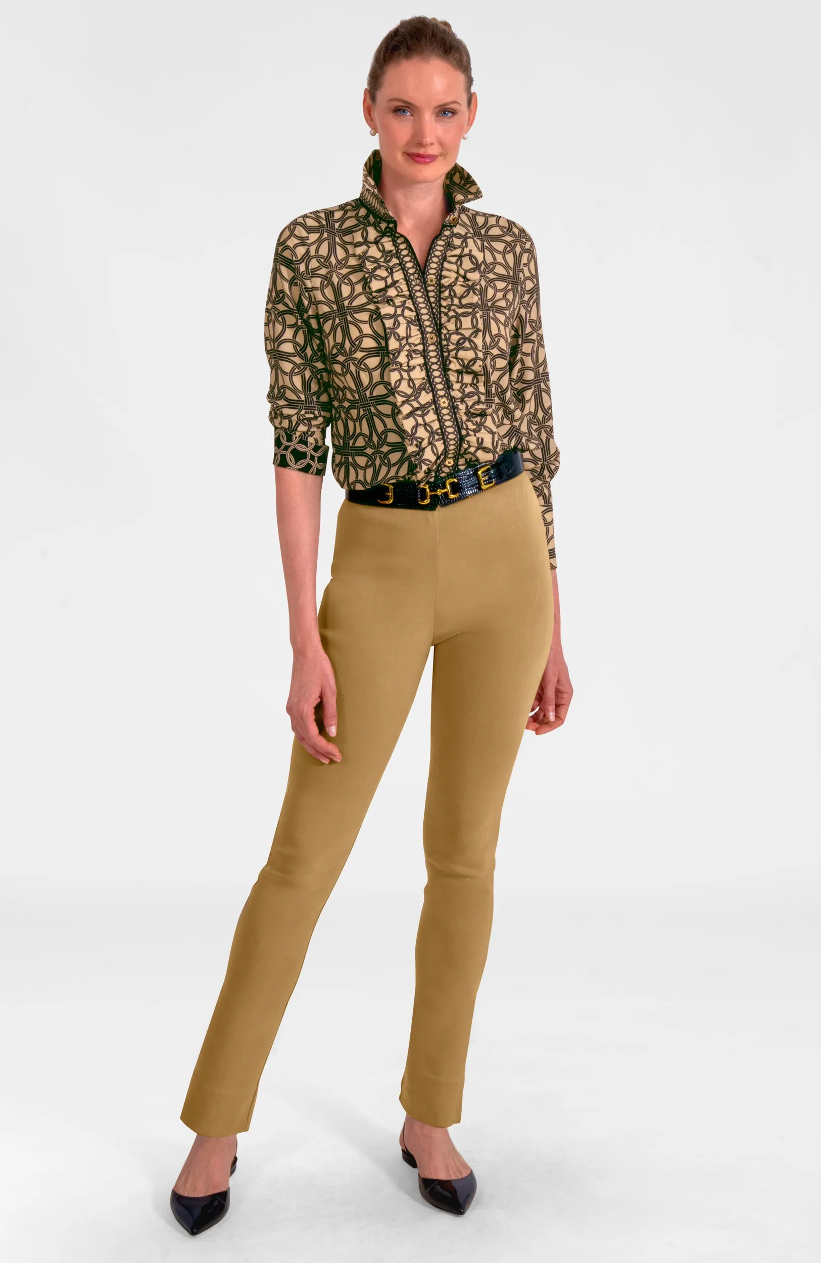 Ruffle Rumble Blouse - Ring Toss stress-free comfort