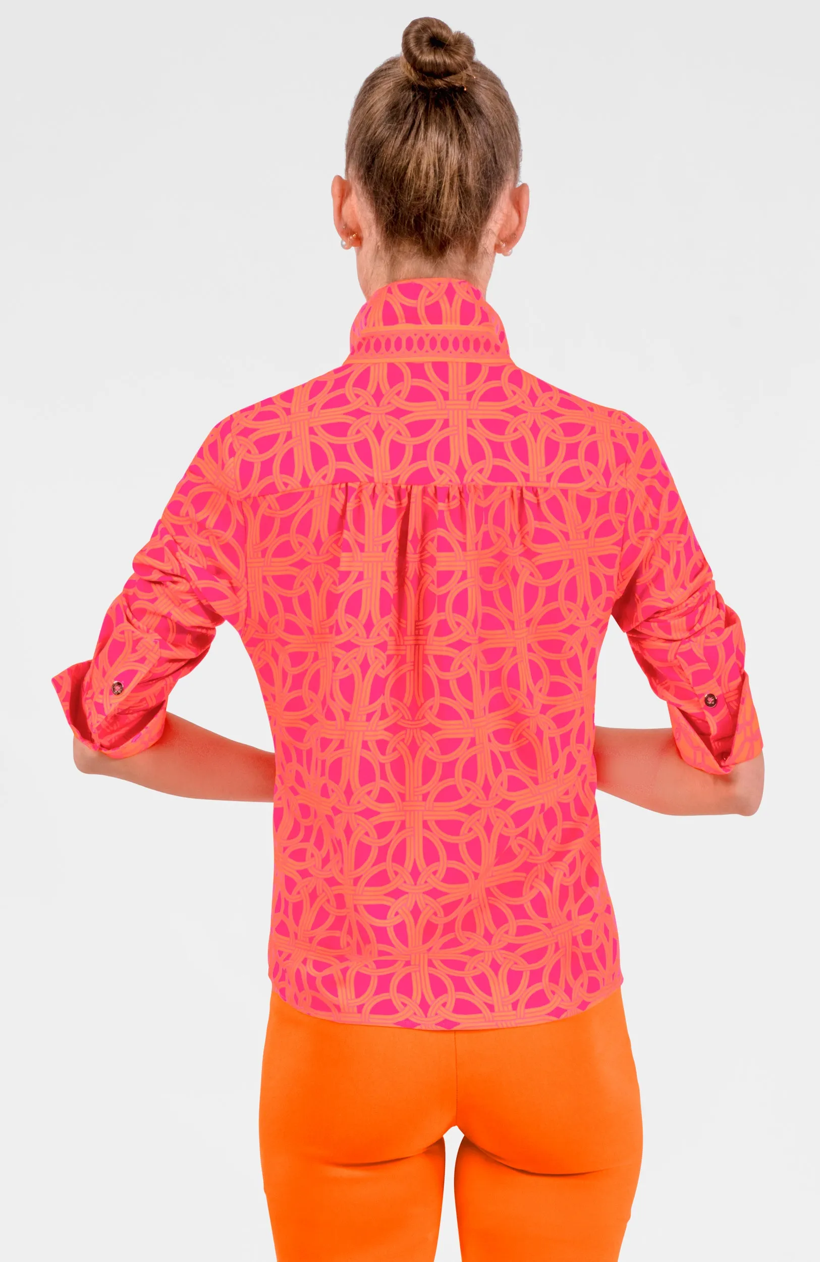 Ruffle Rumble Blouse - Ring Toss stress-free comfort
