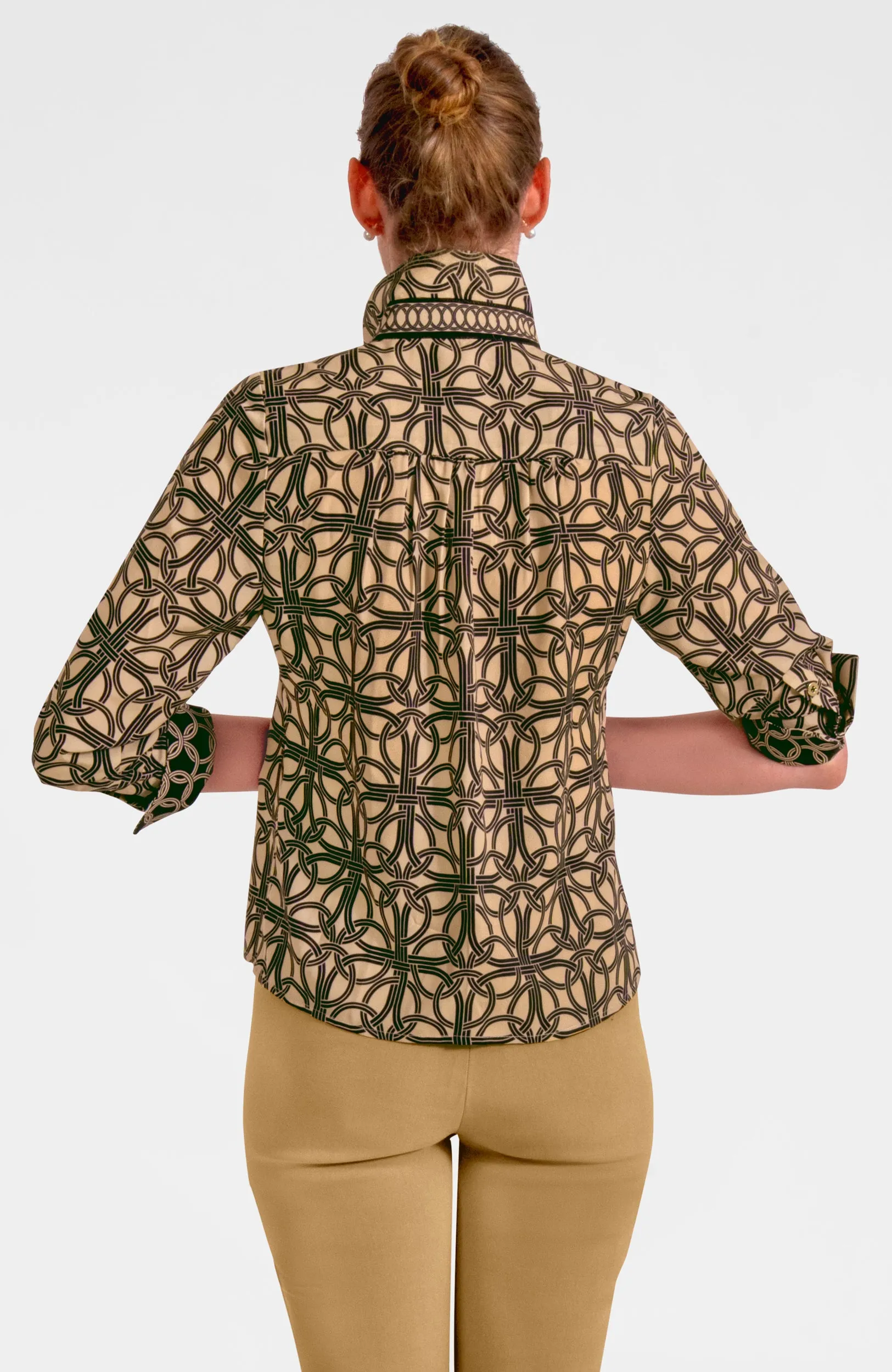 Ruffle Rumble Blouse - Ring Toss stress-free comfort