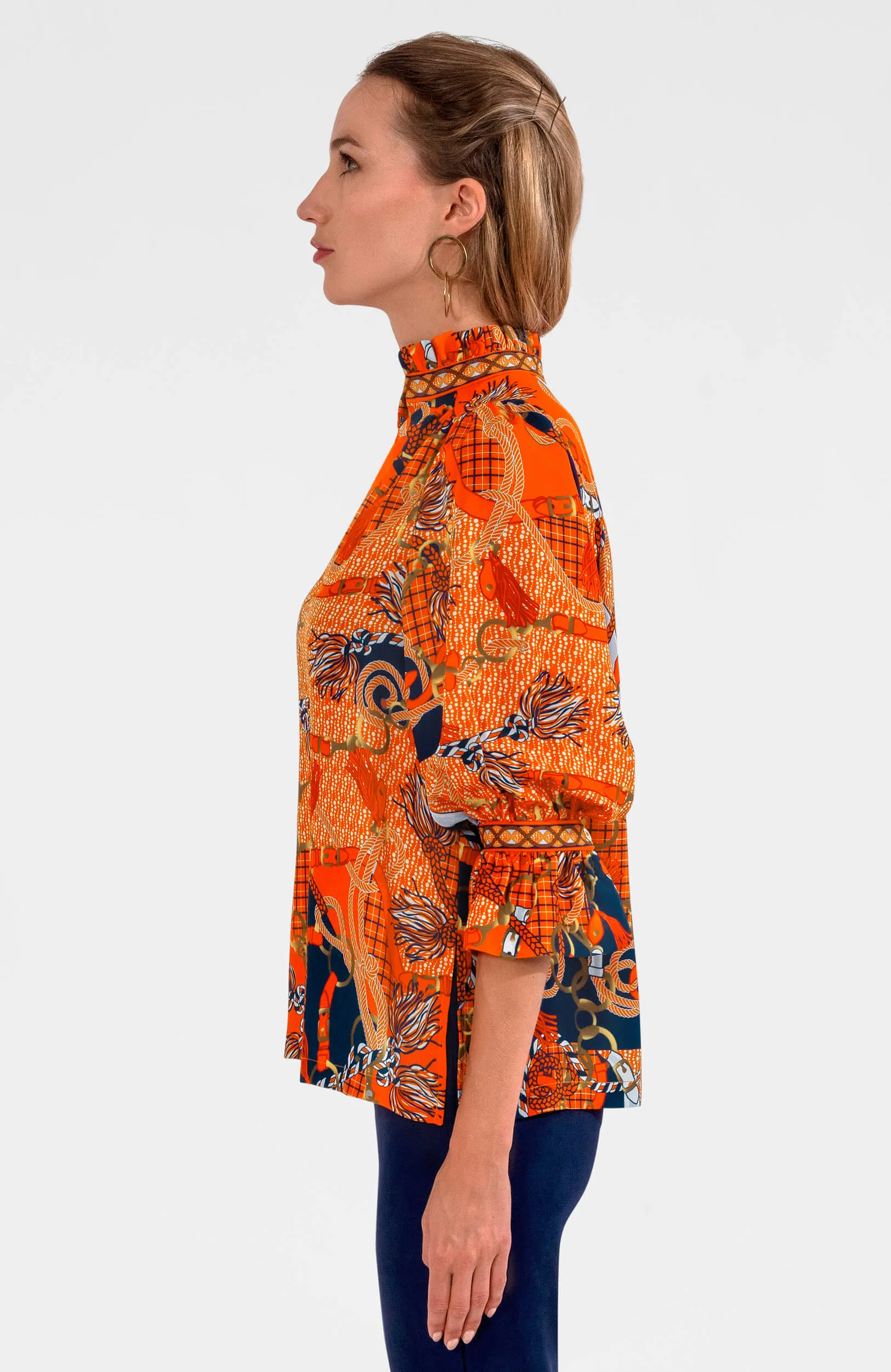 Ruffleneck Tunic - Ditto high cost-performance