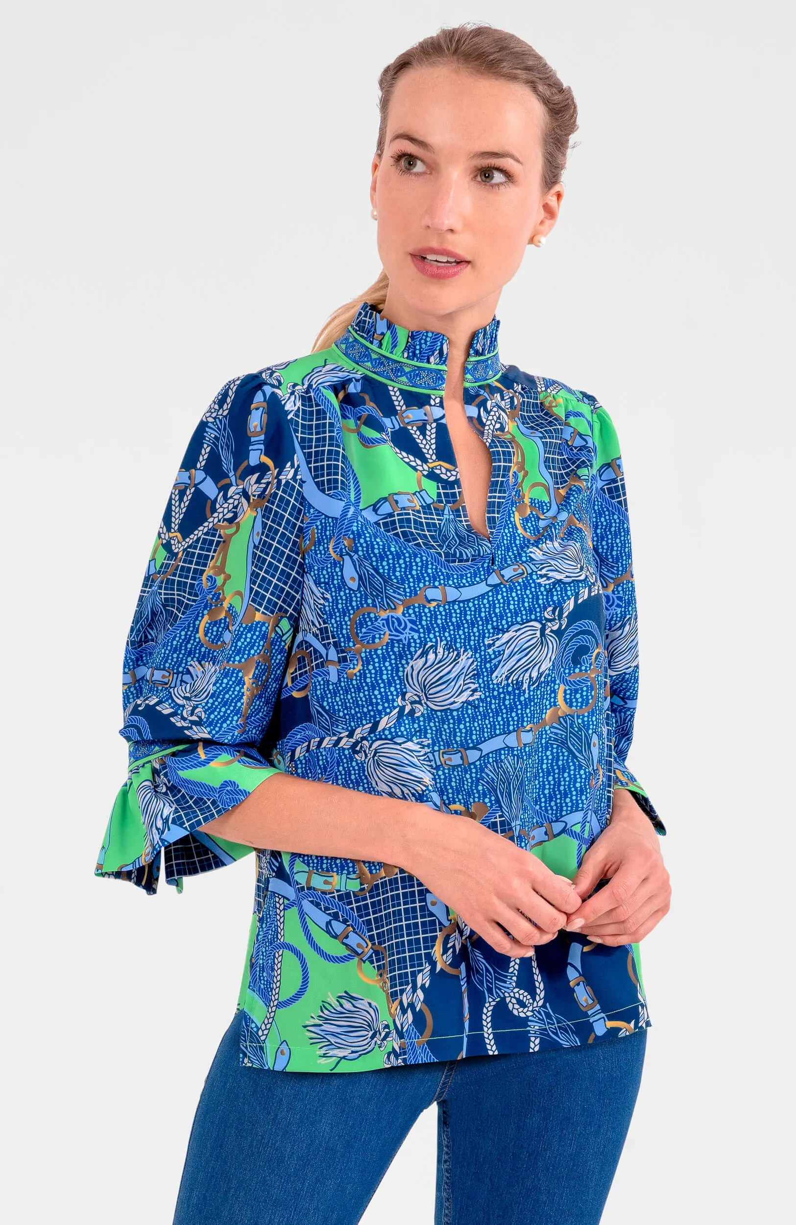 Ruffleneck Tunic - Ditto high cost-performance