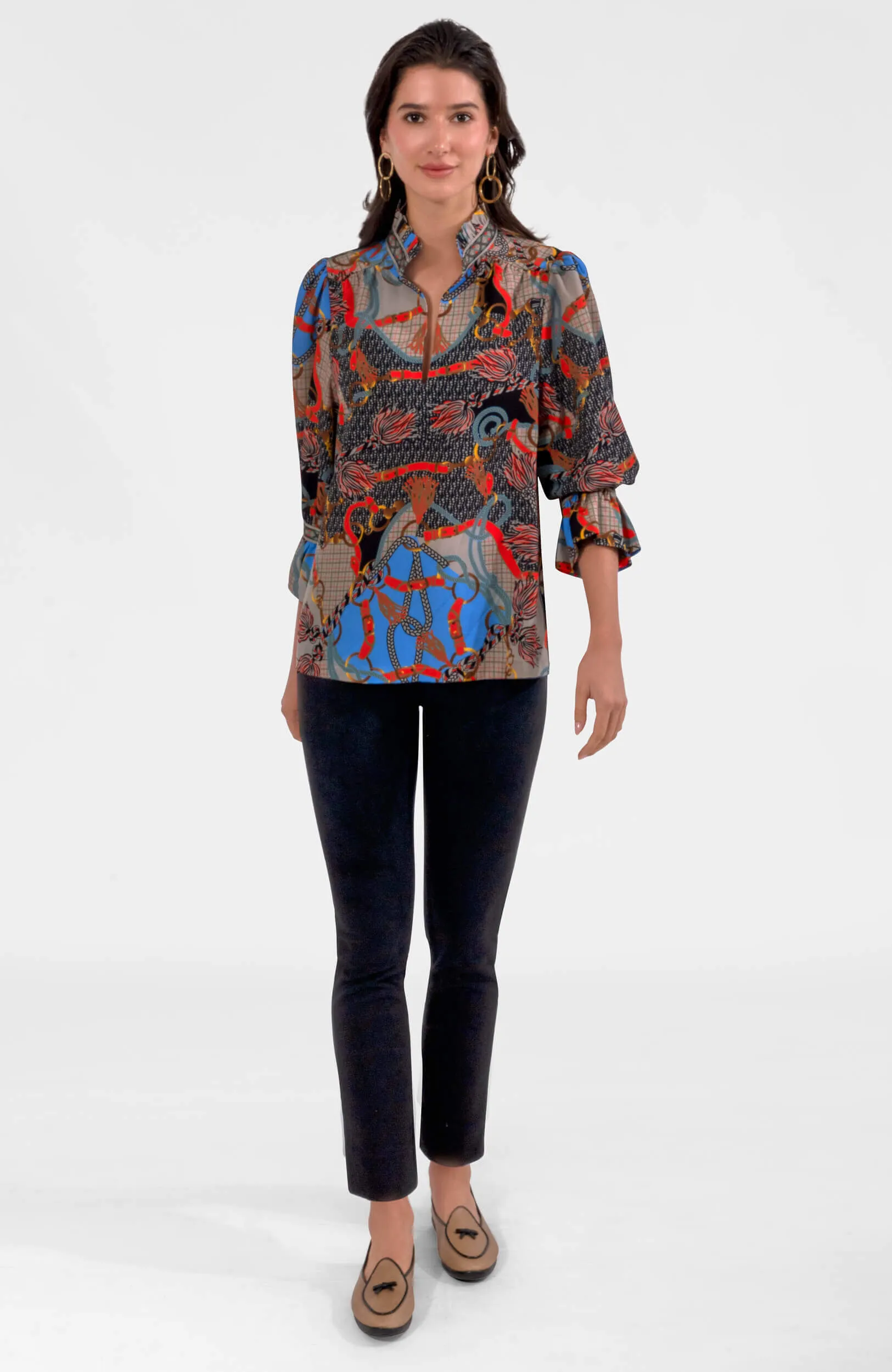 Ruffleneck Tunic - Ditto high cost-performance