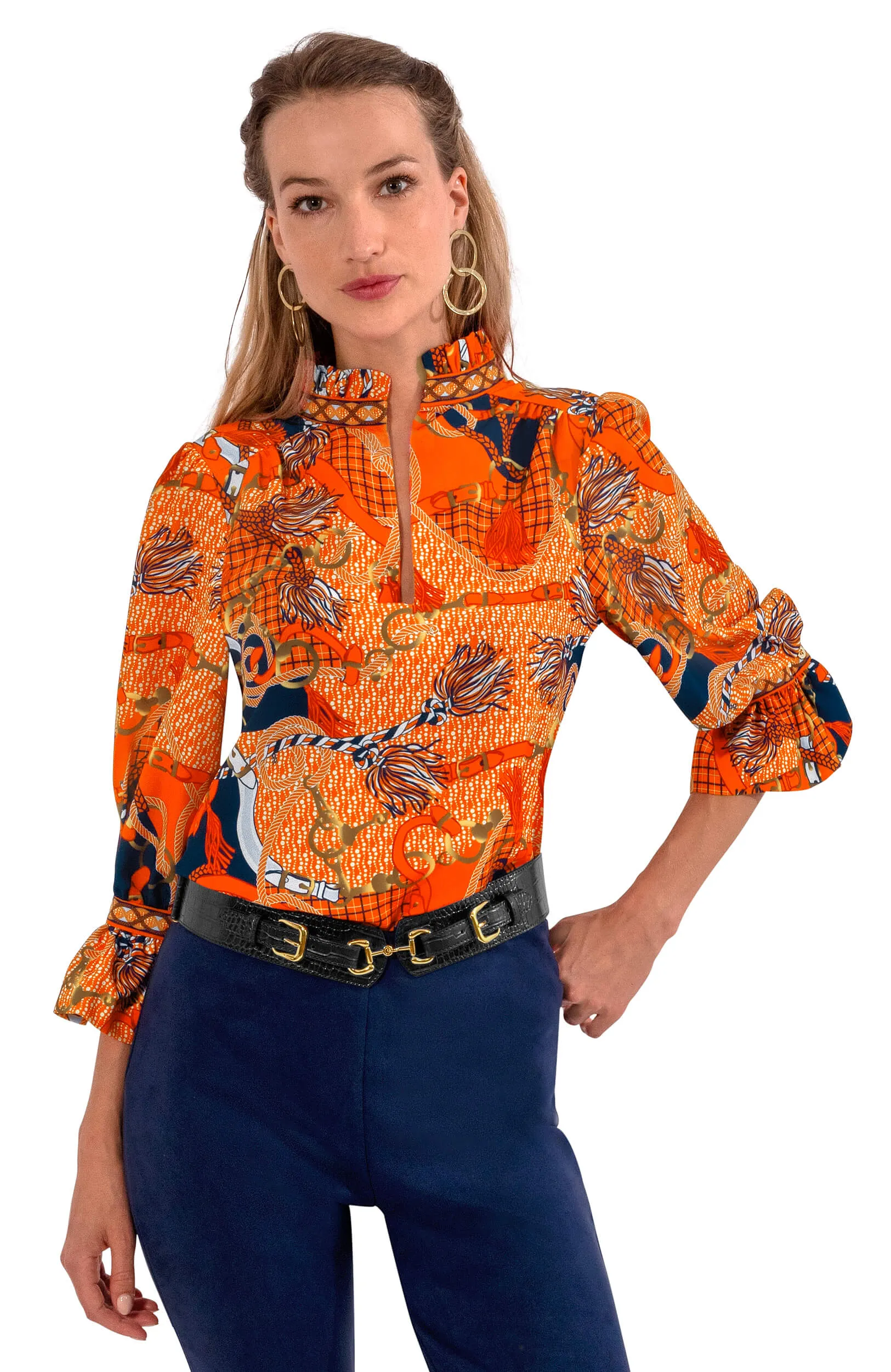 Ruffleneck Tunic - Ditto high cost-performance