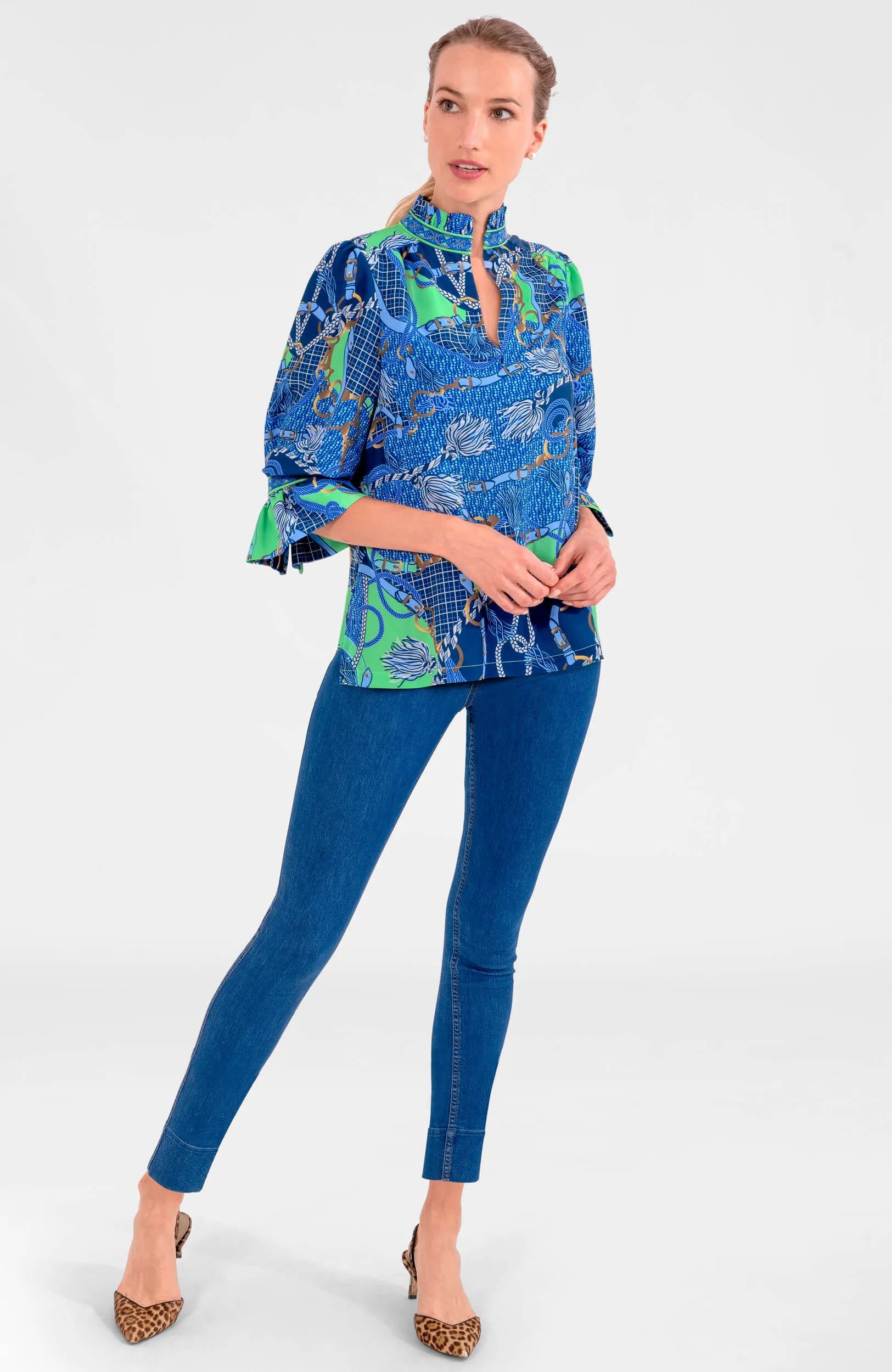 Ruffleneck Tunic - Ditto high cost-performance