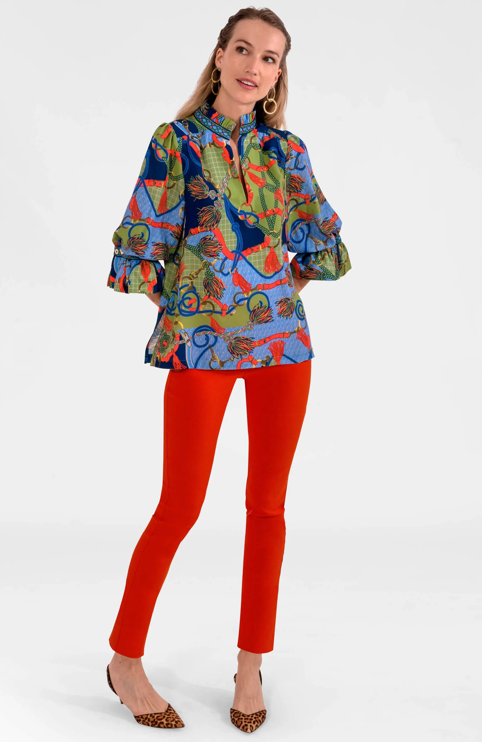 Ruffleneck Tunic - Ditto high cost-performance