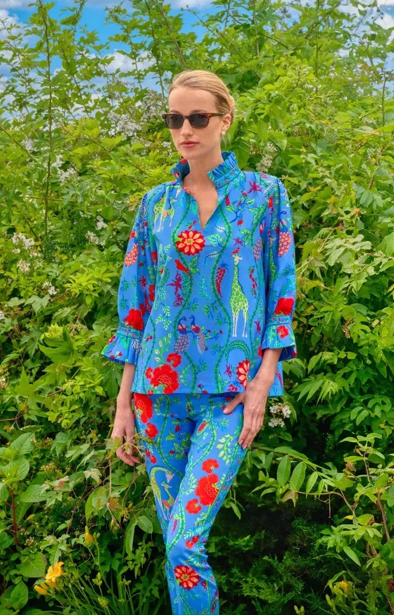 Ruffleneck Tunic - Jungle Symphony holiday gift