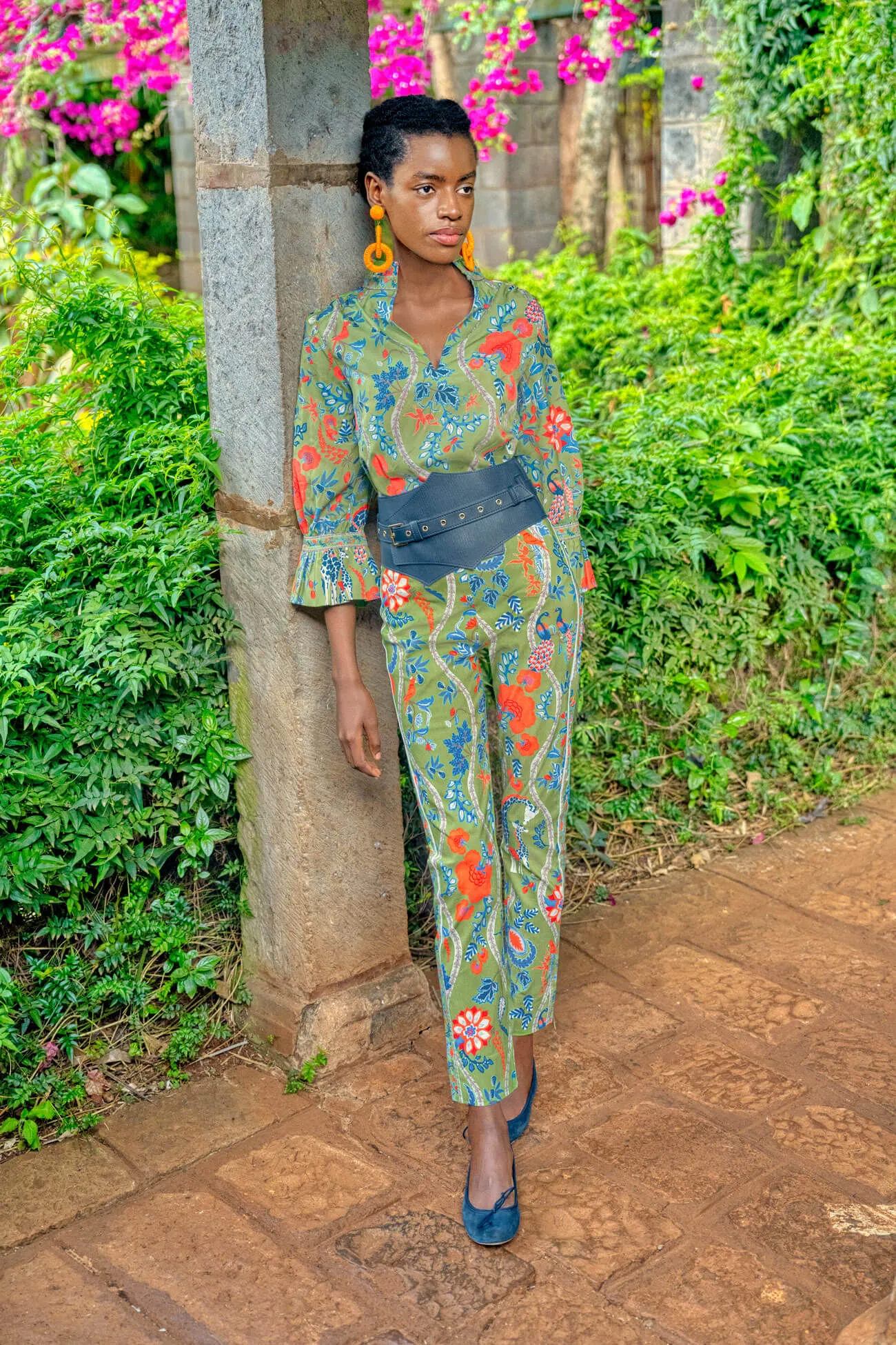 Ruffleneck Tunic - Jungle Symphony holiday gift