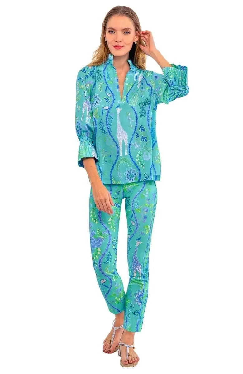 Ruffleneck Tunic - Jungle Symphony holiday gift
