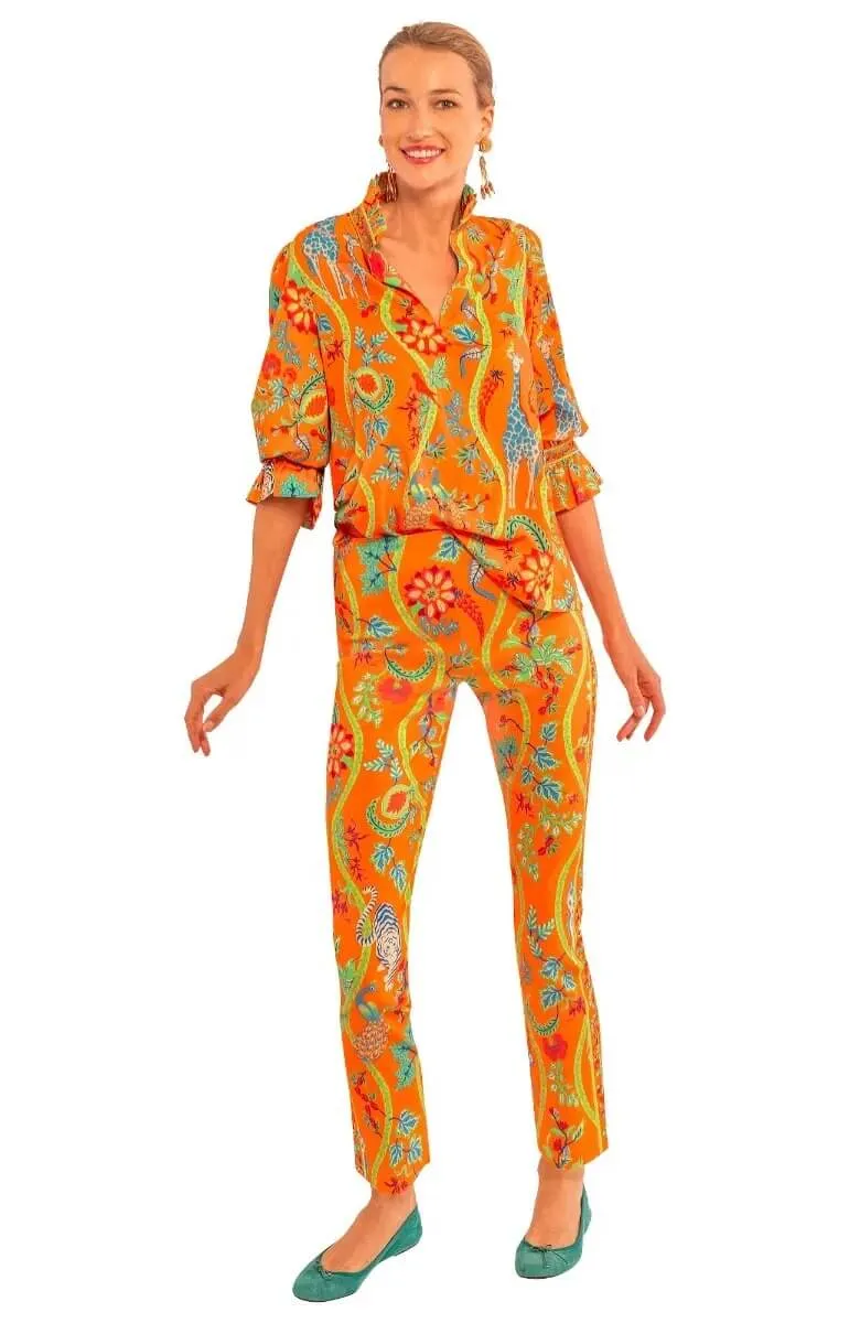 Ruffleneck Tunic - Jungle Symphony holiday gift