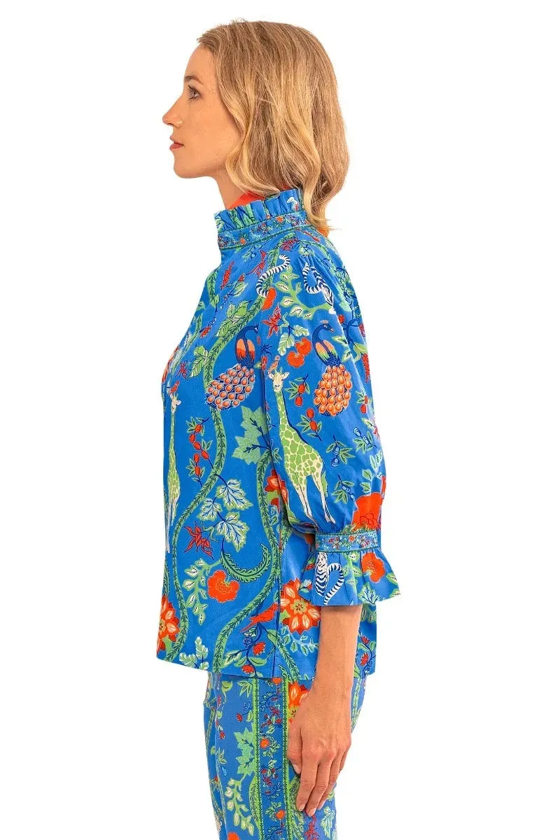 Ruffleneck Tunic - Jungle Symphony holiday gift