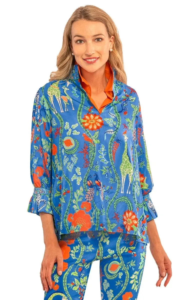 Ruffleneck Tunic - Jungle Symphony holiday gift