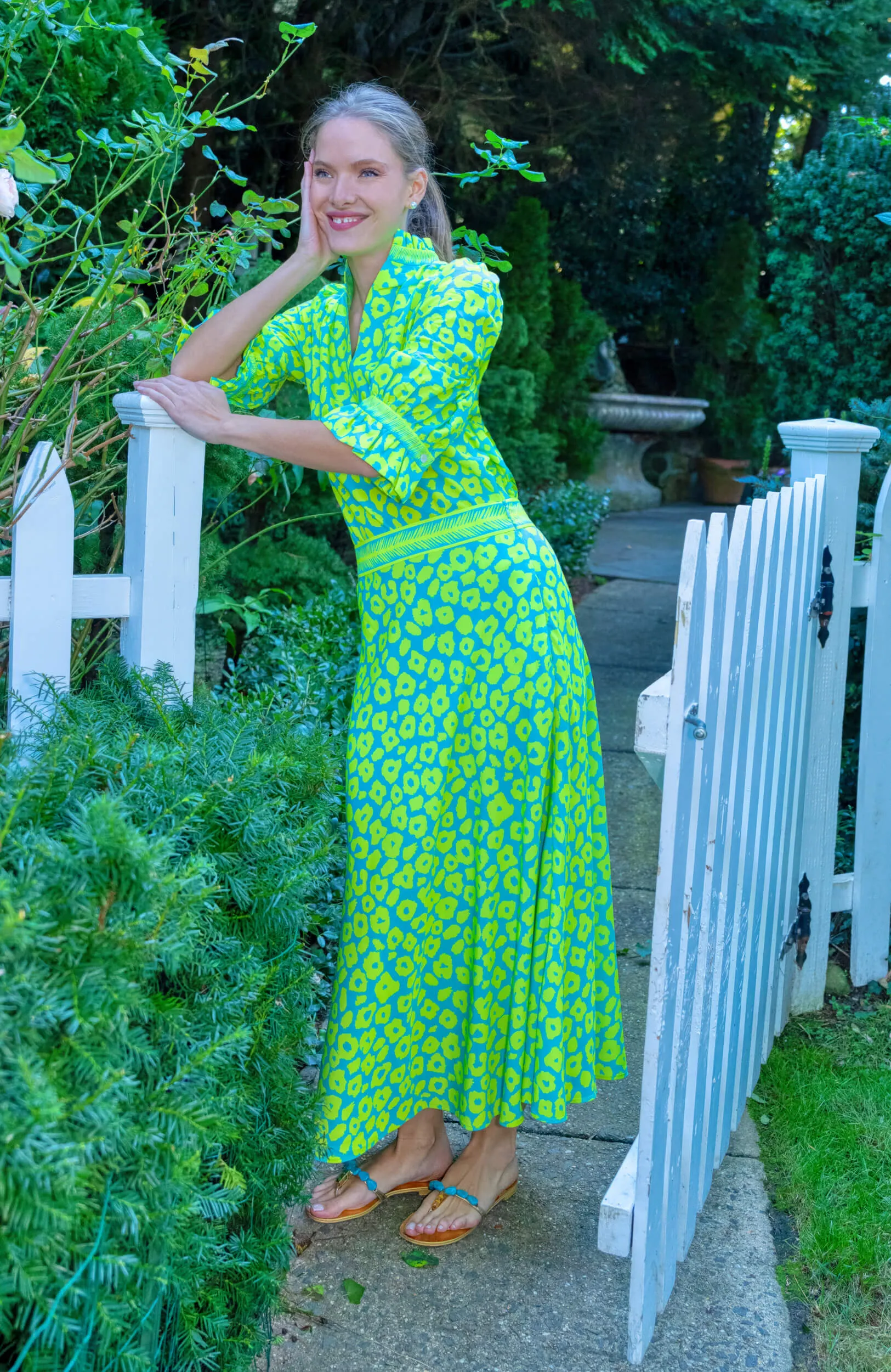 Ruffleneck Tunic - Me Jane hand embroidery