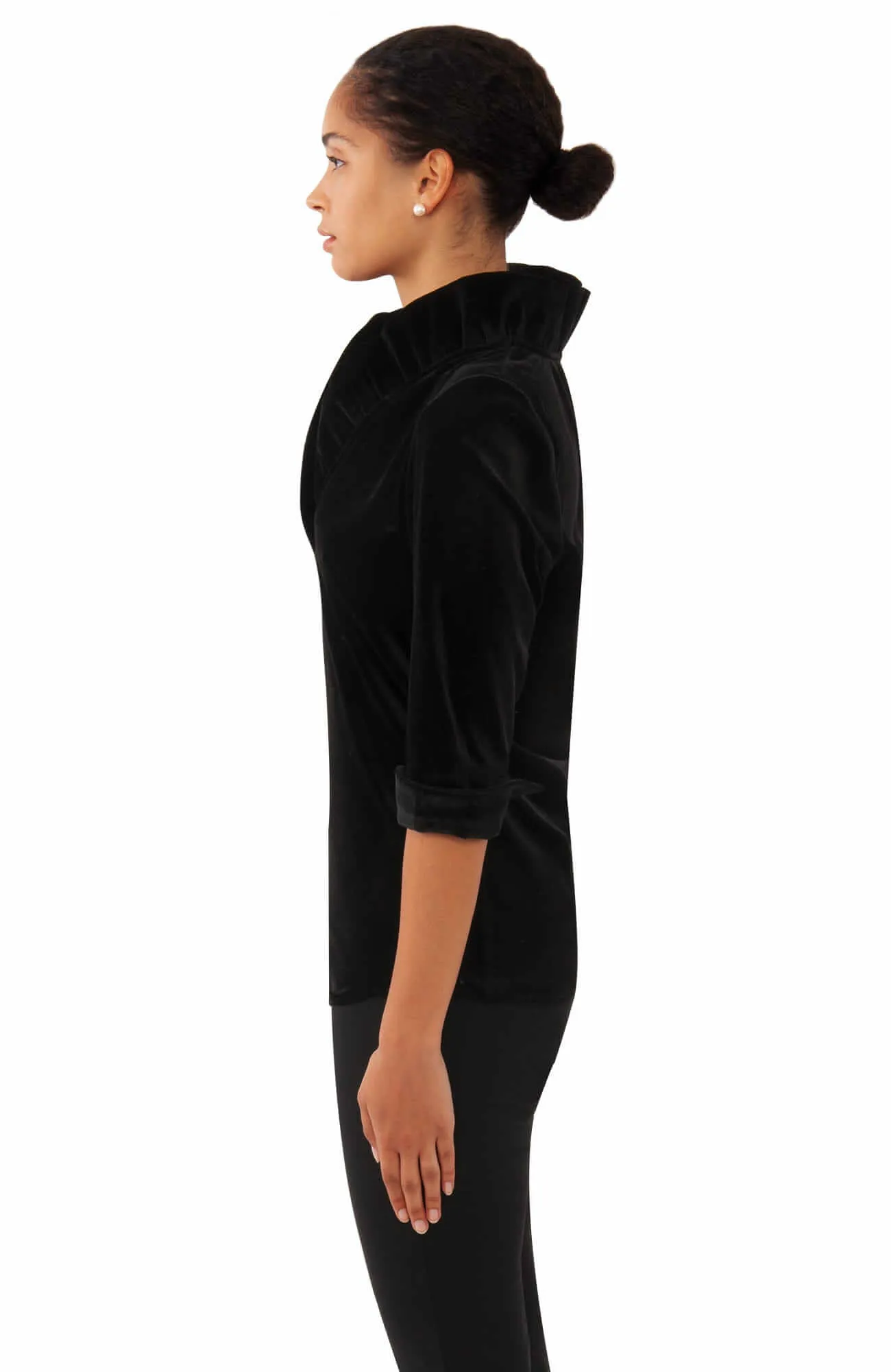 Ruffneck Top - Silky Velvet memory keepsake