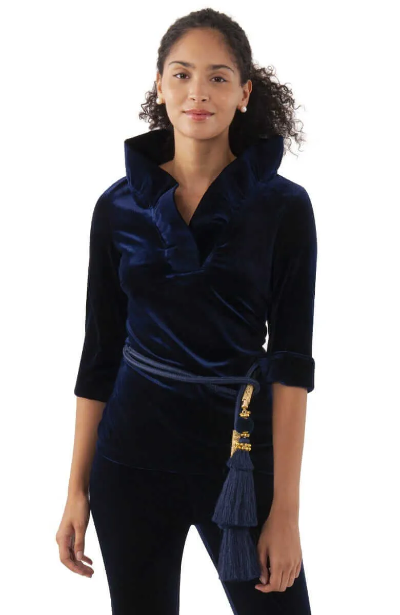 Ruffneck Top - Silky Velvet memory keepsake