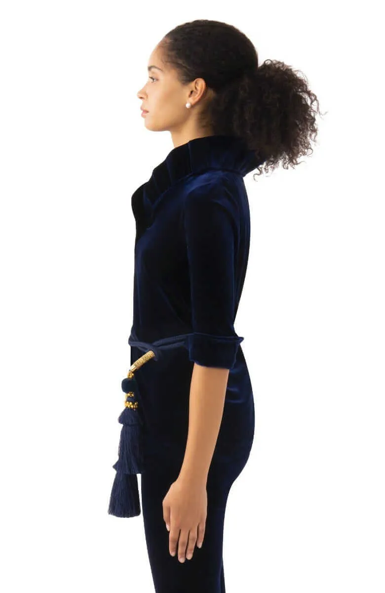 Ruffneck Top - Silky Velvet memory keepsake