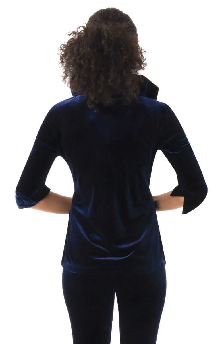 Ruffneck Top - Silky Velvet memory keepsake