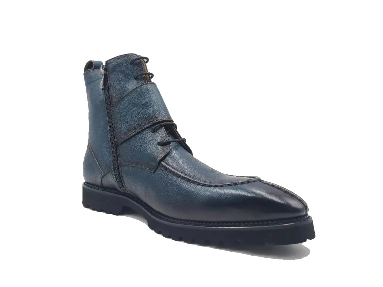 Rugged Split Toe Lace-up Boot comfy move
