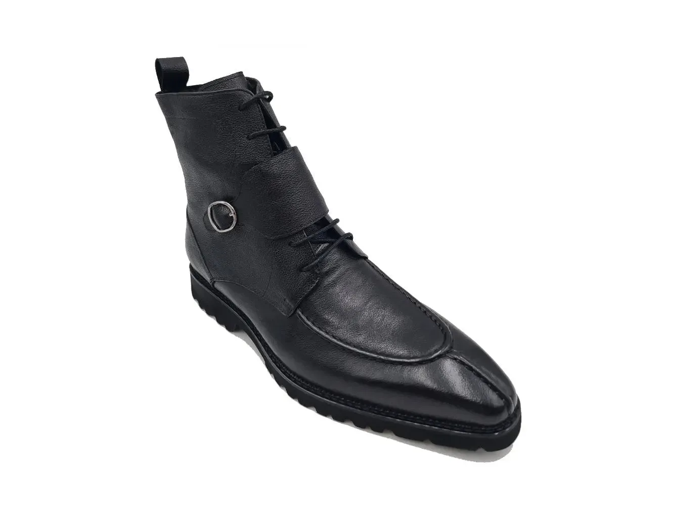 Rugged Split Toe Lace-up Boot comfy move