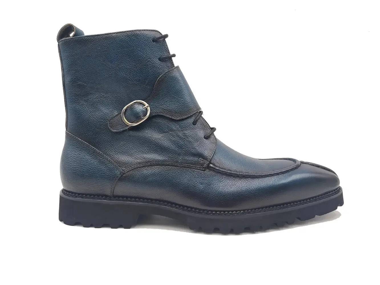 Rugged Split Toe Lace-up Boot comfy move