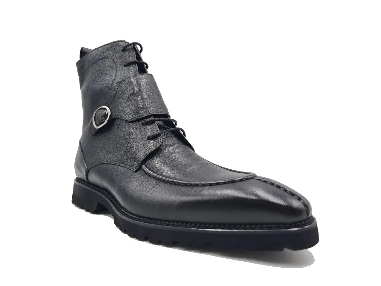 Rugged Split Toe Lace-up Boot comfy move