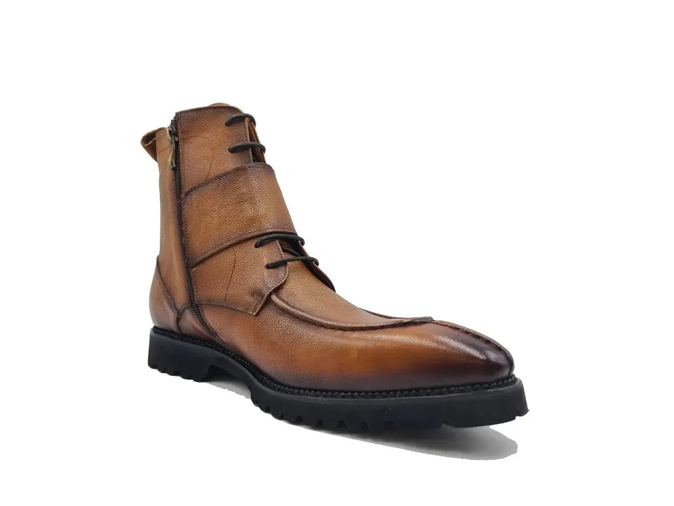 Rugged Split Toe Lace-up Boot comfy move
