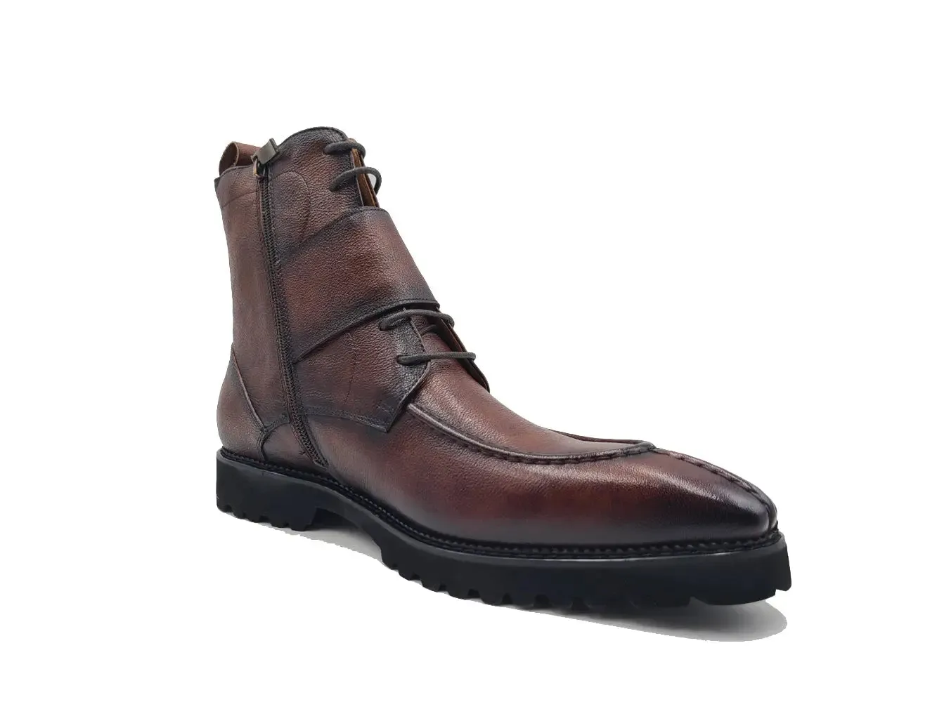 Rugged Split Toe Lace-up Boot comfy move