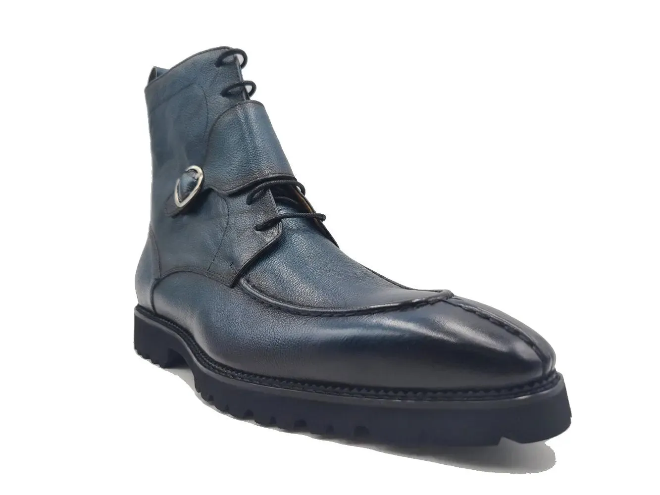 Rugged Split Toe Lace-up Boot comfy move