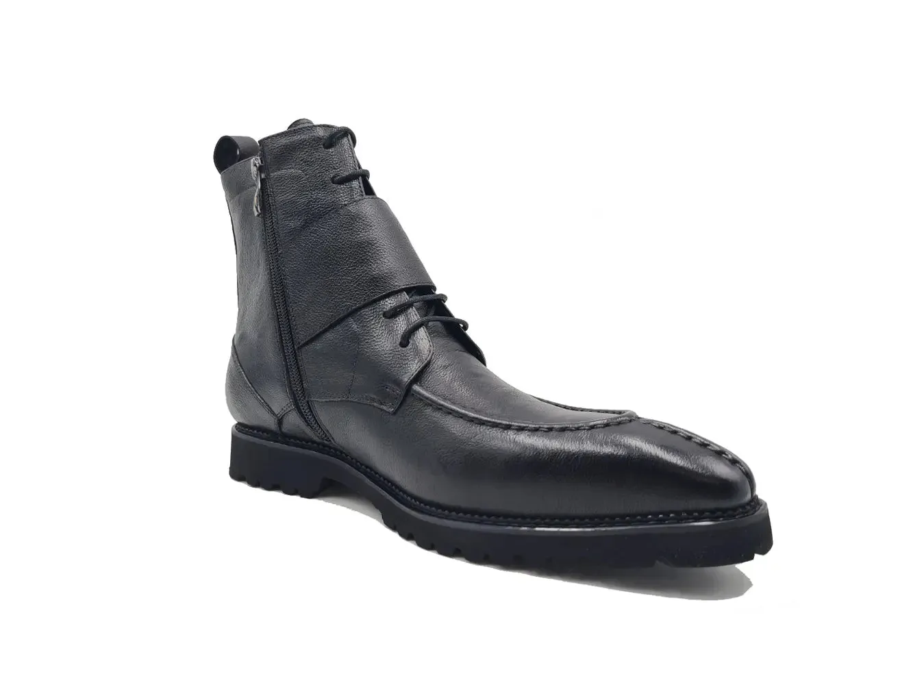 Rugged Split Toe Lace-up Boot comfy move