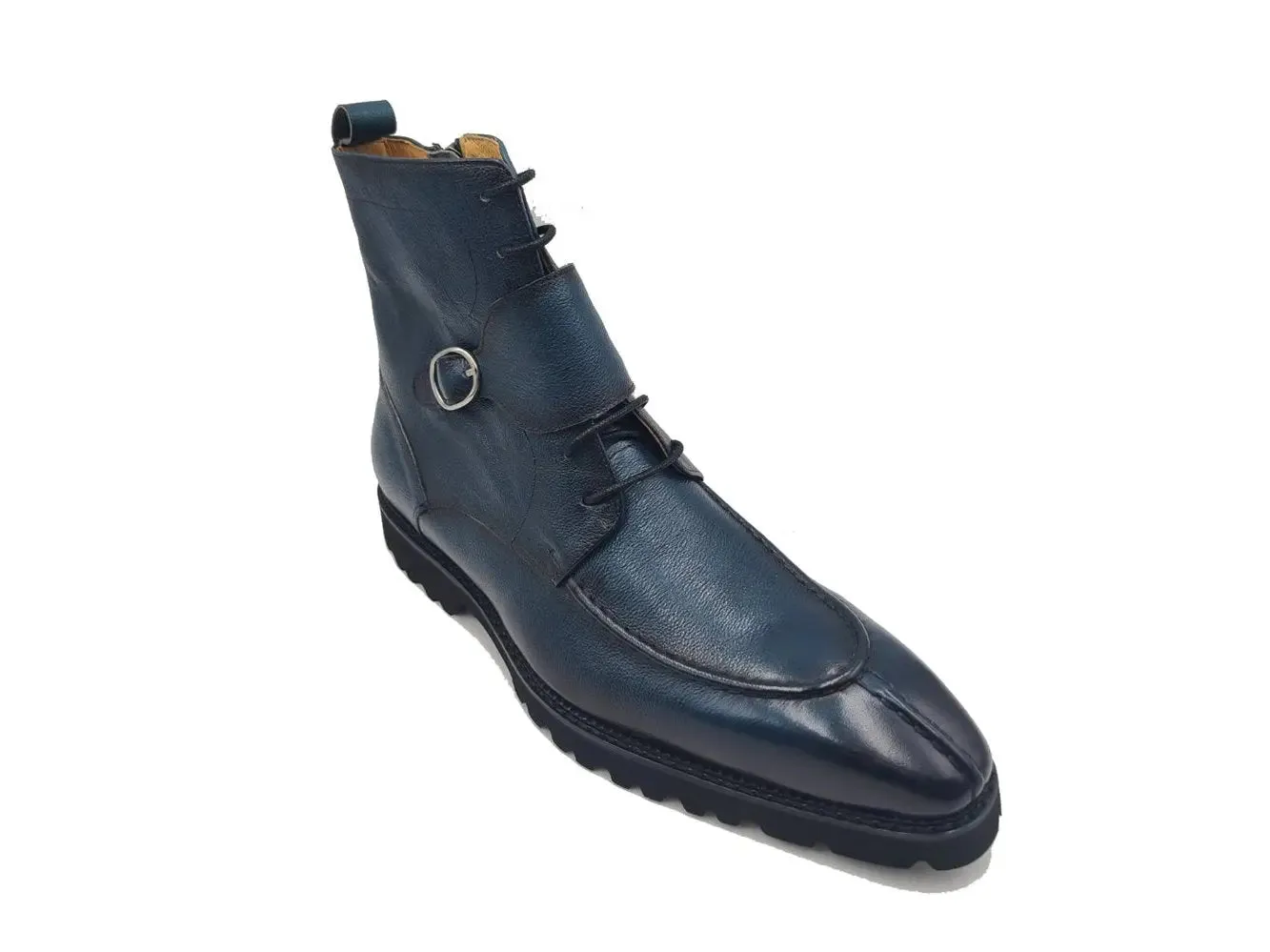 Rugged Split Toe Lace-up Boot comfy move