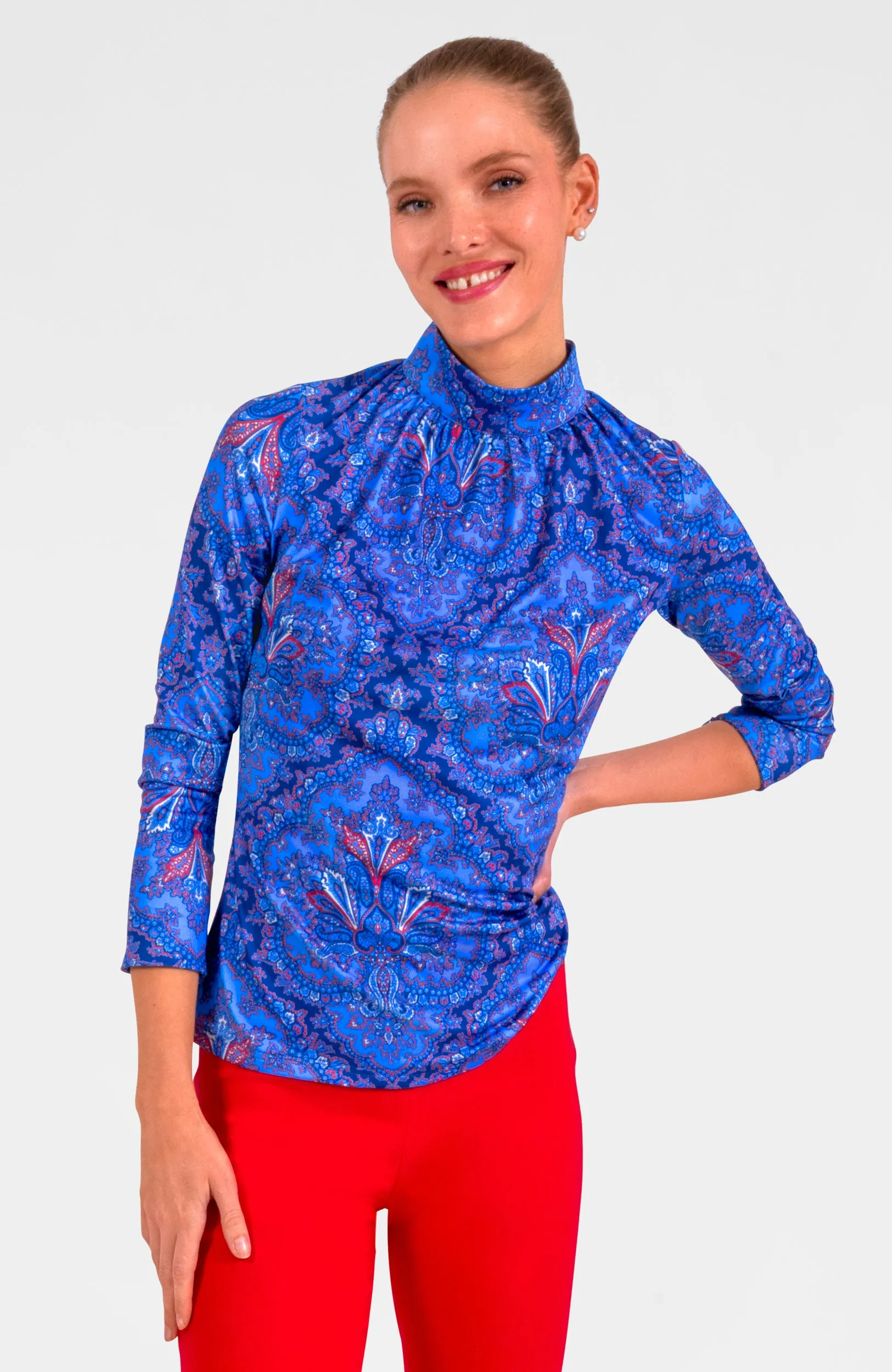 Scorching Hot Top - Passion Paisley daily outfit