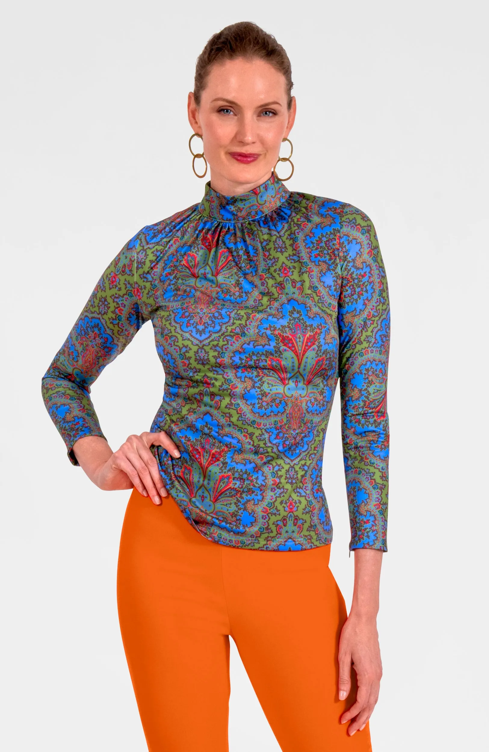 Scorching Hot Top - Passion Paisley daily outfit
