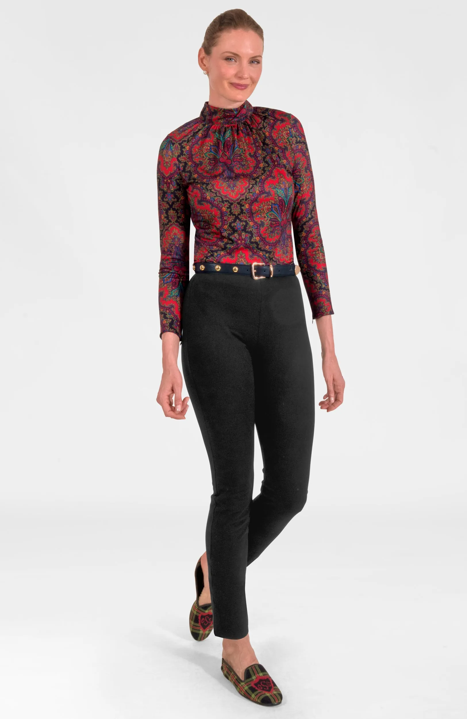 Scorching Hot Top - Passion Paisley daily outfit