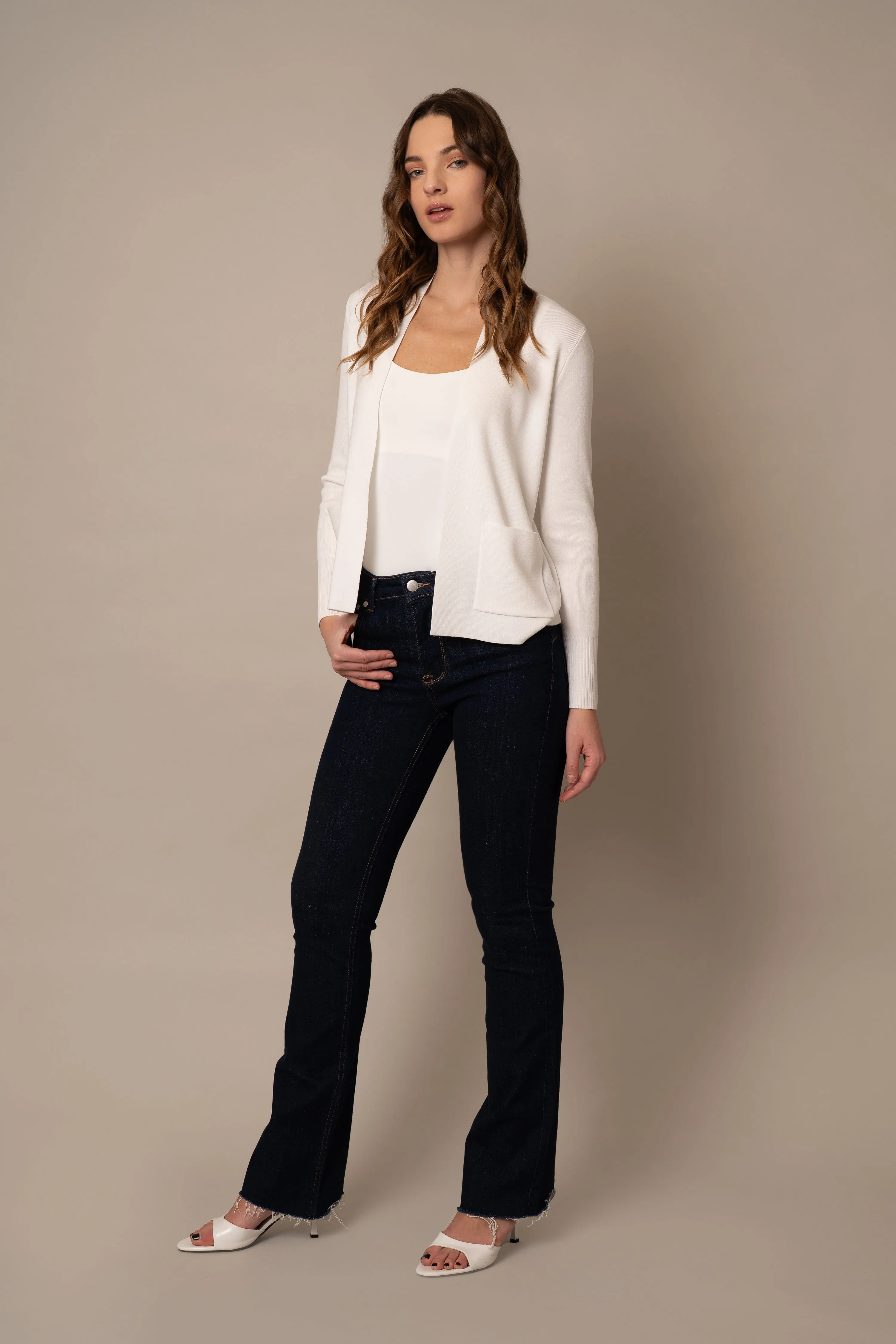 Short Cardigan with Pockets street breeze