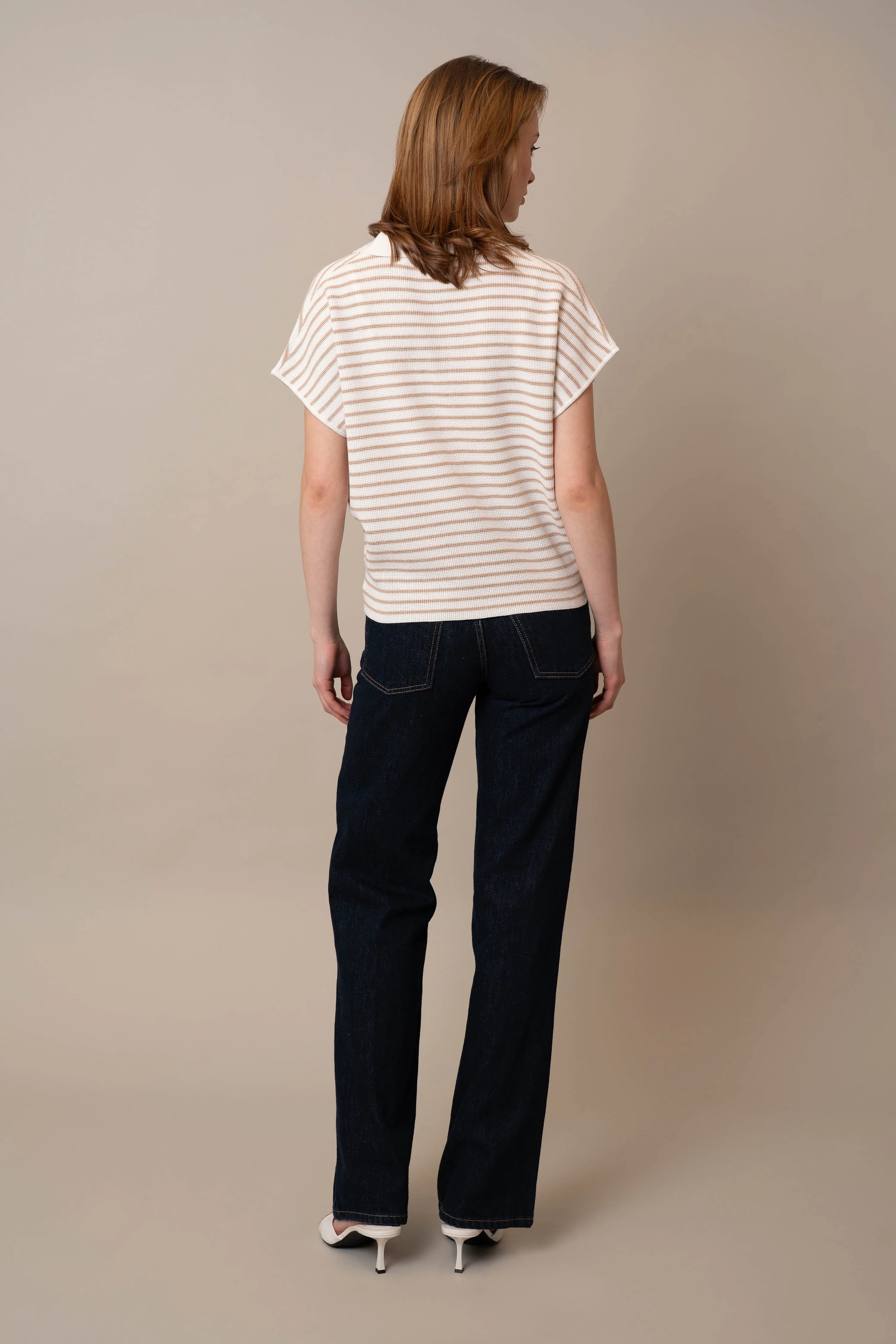 Short Sleeve Dolman with Collar lounge outfit