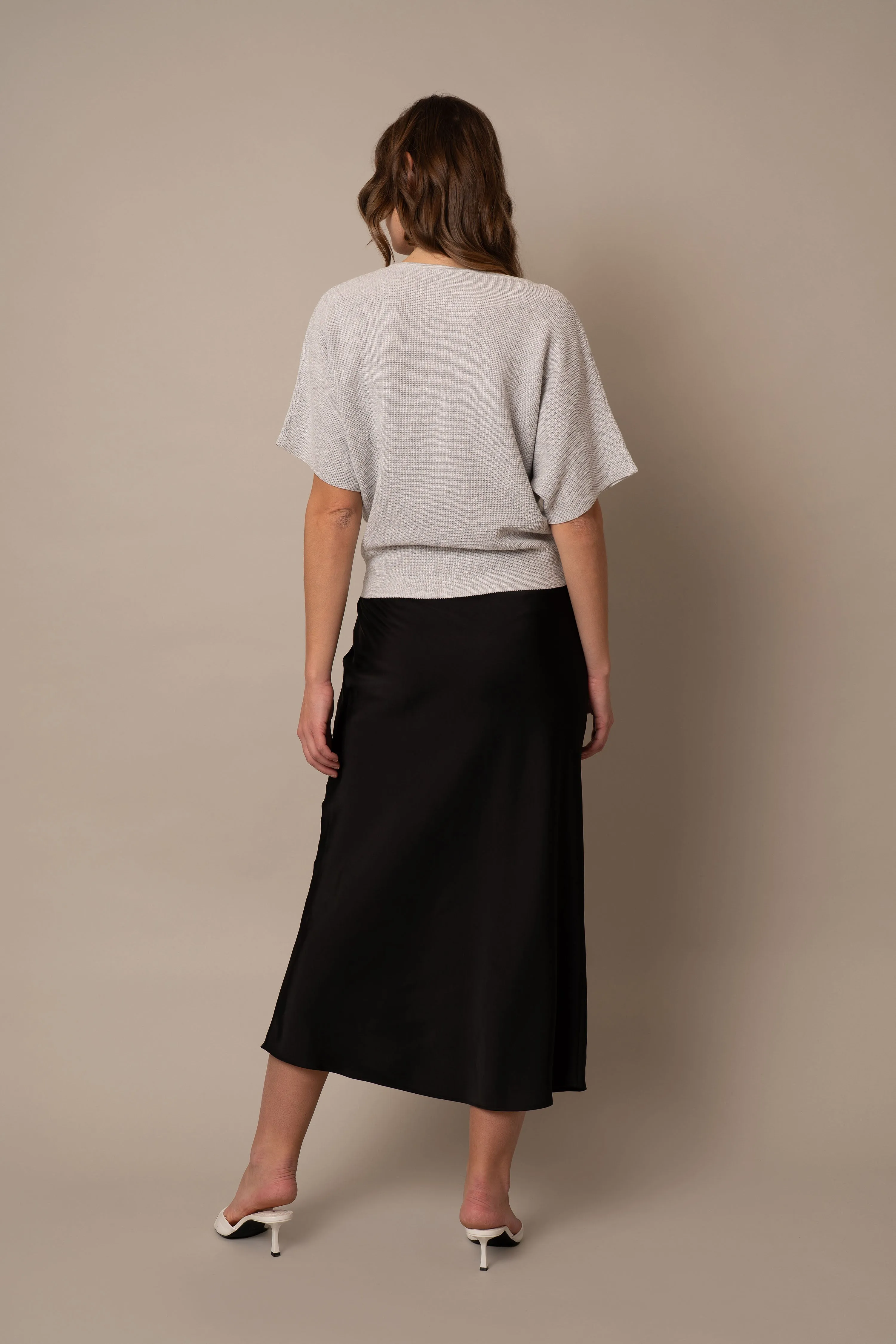 Short Sleeve Dolman with Pocket long wear