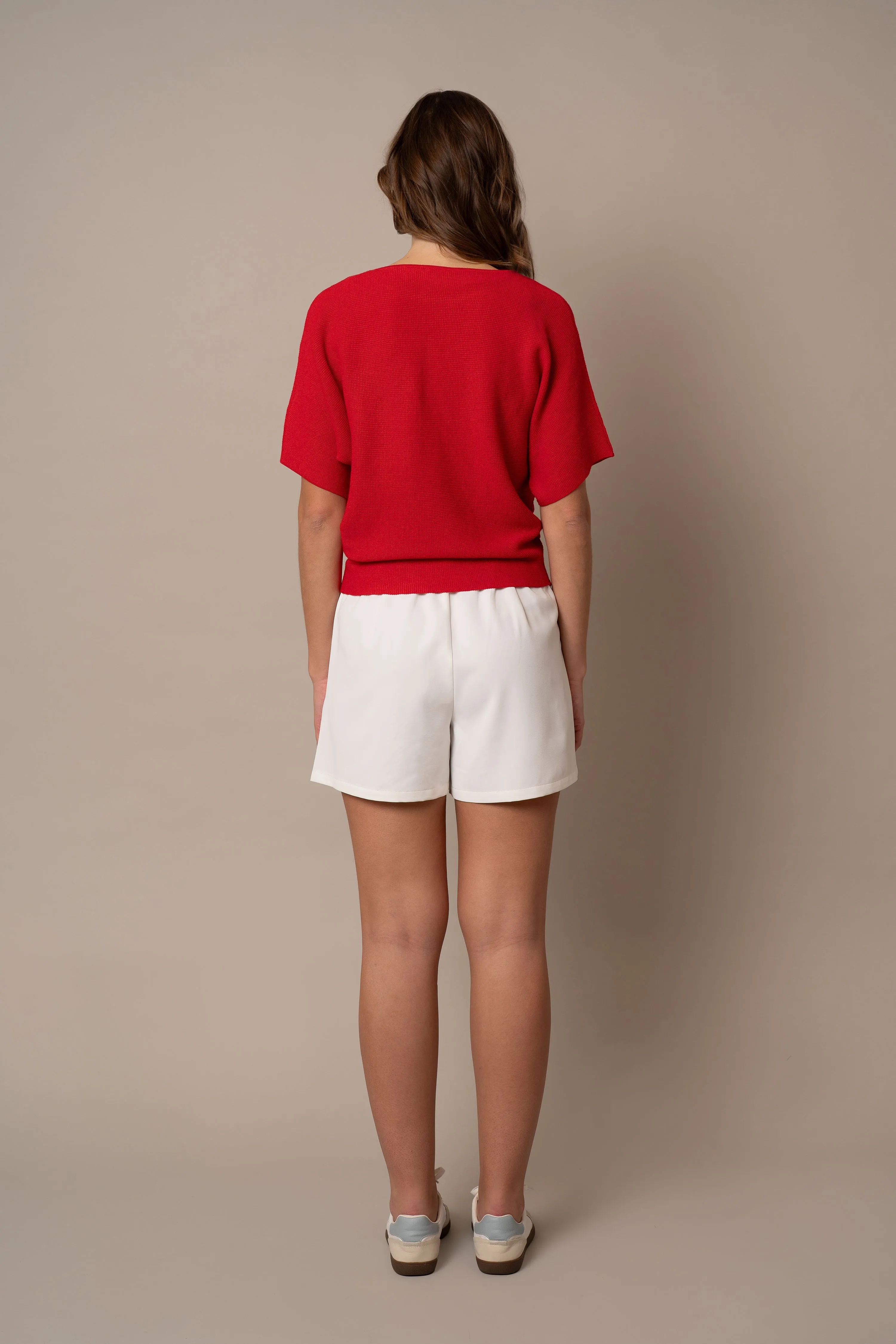Short Sleeve Dolman with Pocket soft touch