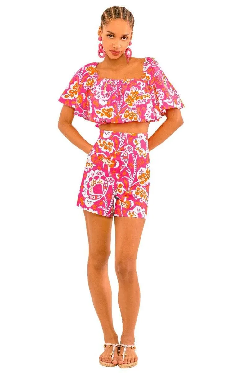 Shorty Shorts - Flora slim-fit pants