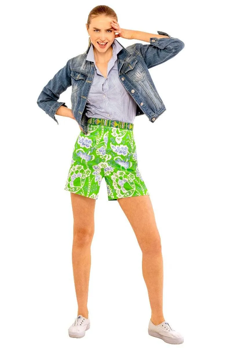Shorty Shorts - Flora slim-fit pants