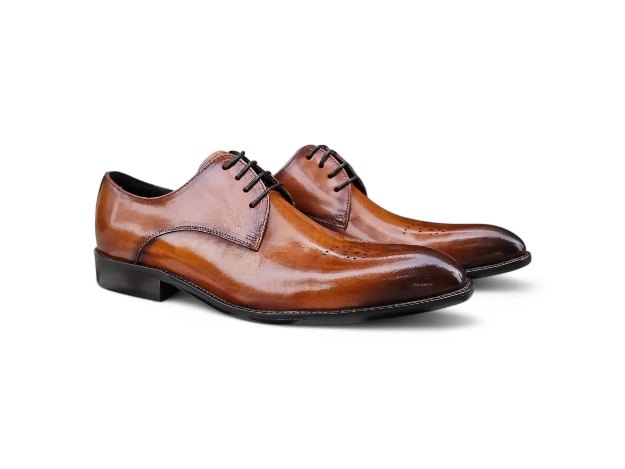 Signature Burnished Lace-up Derby clean mood
