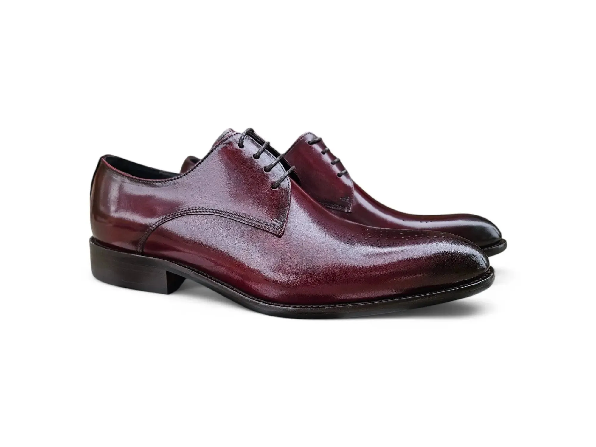 Signature Burnished Lace-up Derby clean mood