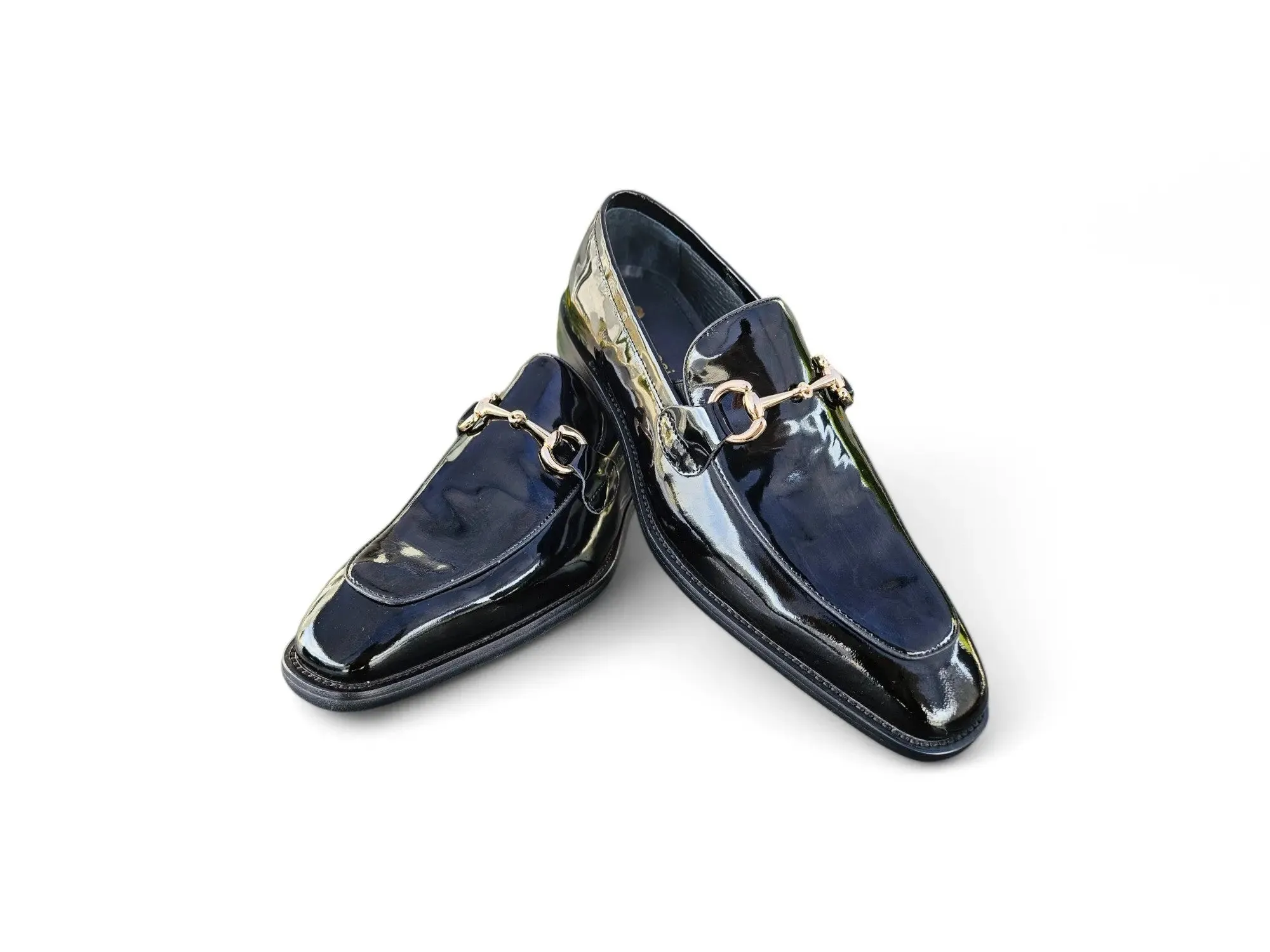 Signature Horse Bit Patent Leather Loafer daily cool