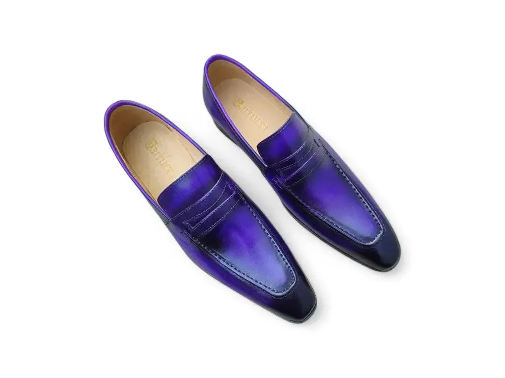 Signature Leather Penny Loafer Slip-on subtle vibe