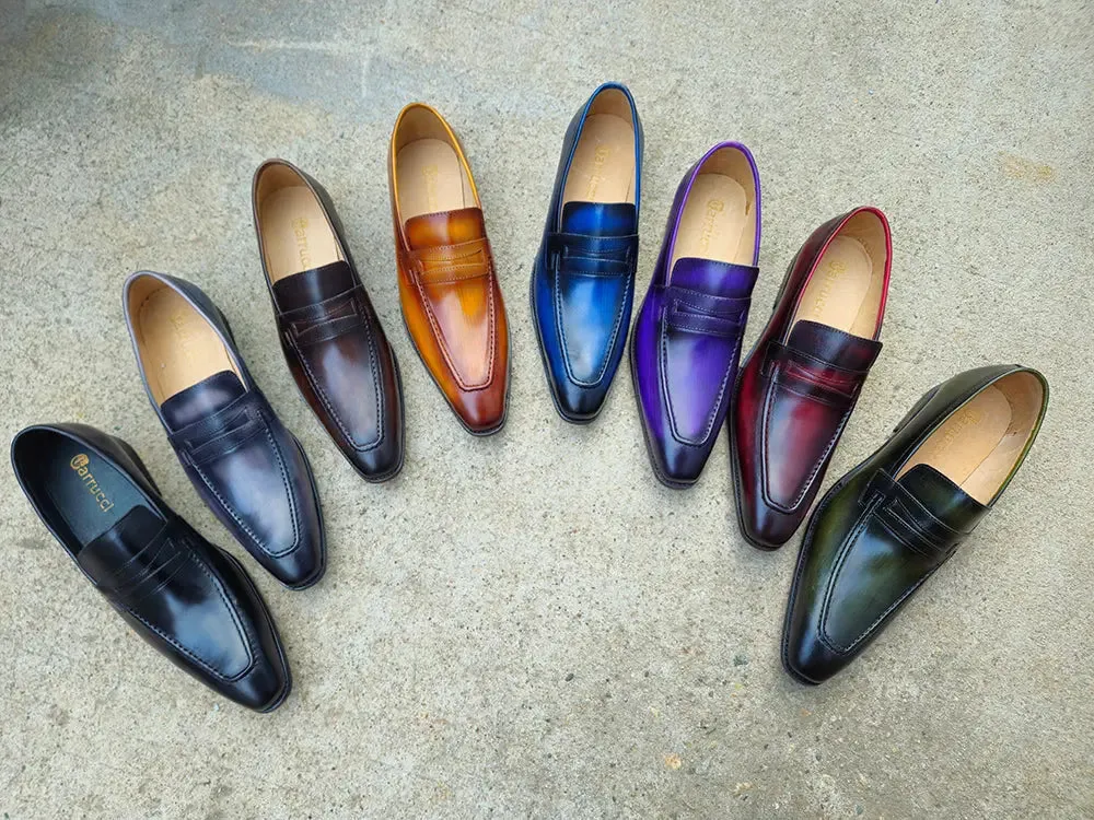 Signature Leather Penny Loafer Slip-on subtle vibe