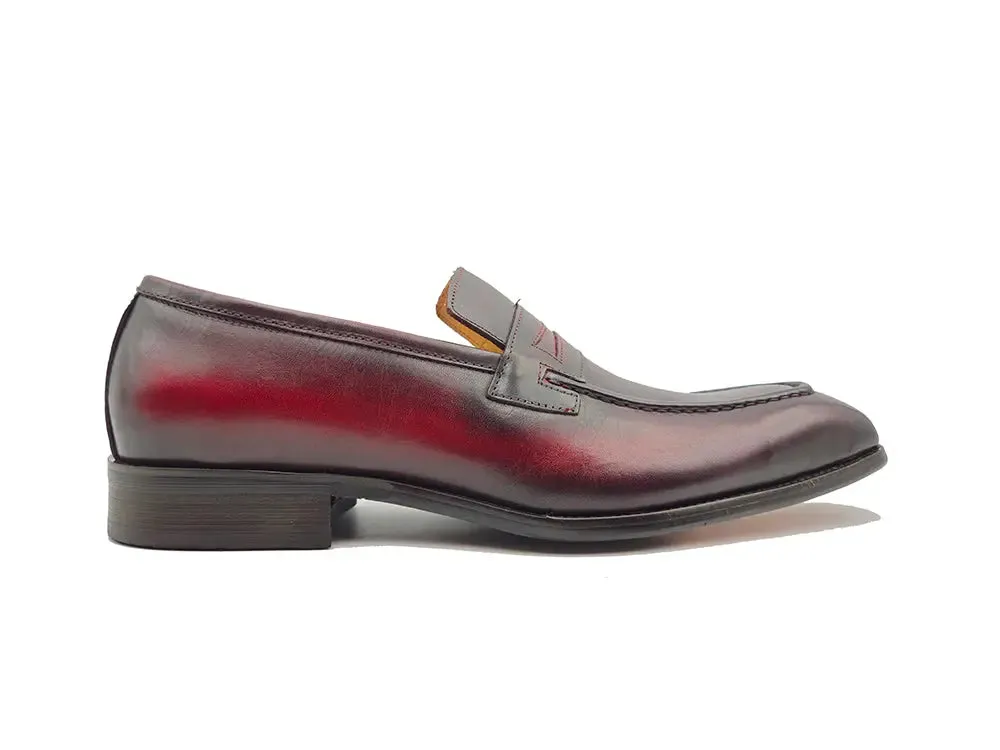 Signature Leather Penny Loafer Slip-on subtle vibe