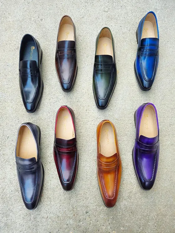 Signature Leather Penny Loafer Slip-on subtle vibe