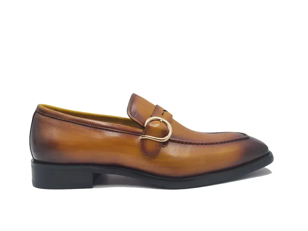 Single Monk Strap with modern buckle smooth ride