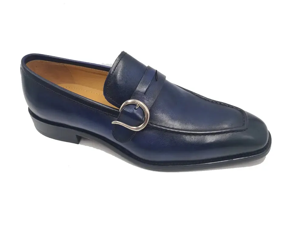 Single Monk Strap with modern buckle smooth ride